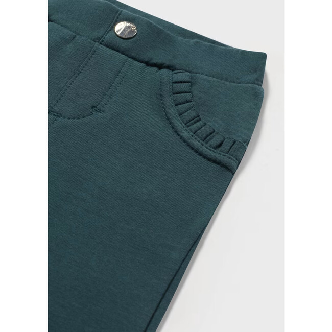 Baby Basic Trousers, Green - Pants - 2