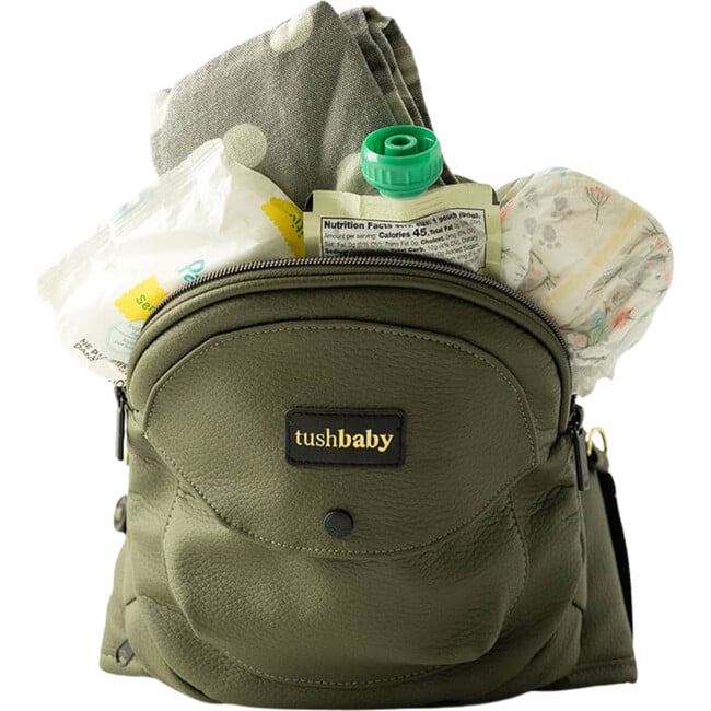 Tushbaby Hip Seat Carrier, Olive - Carriers - 3