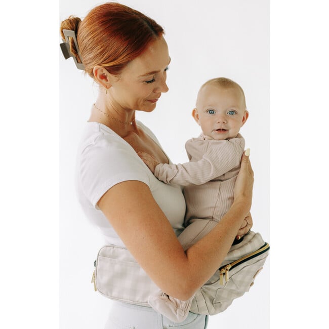 Tushbaby Hip Seat Carrier, Gingham - Carriers - 2