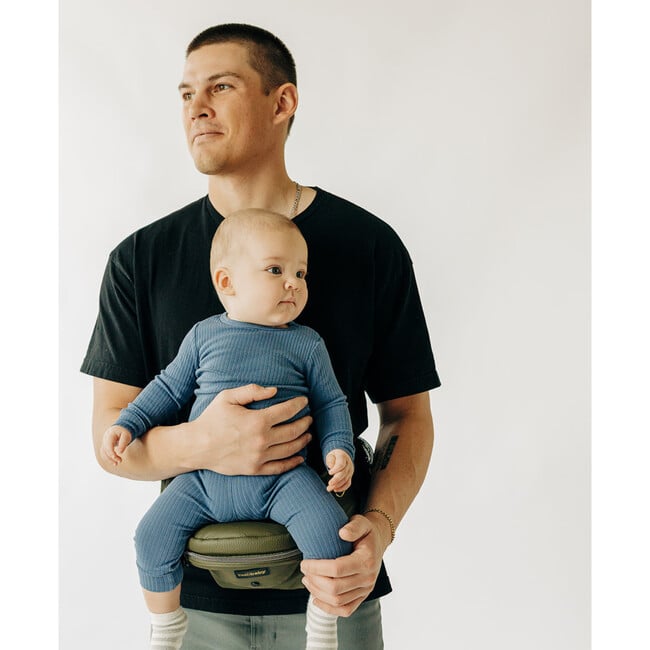 Tushbaby Hip Seat Carrier, Olive - Carriers - 4