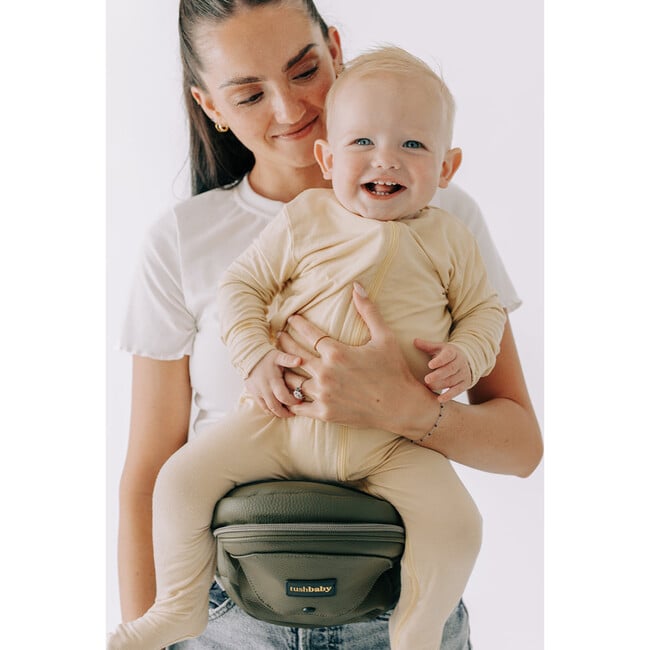 Tushbaby Hip Seat Carrier, Olive - Carriers - 5