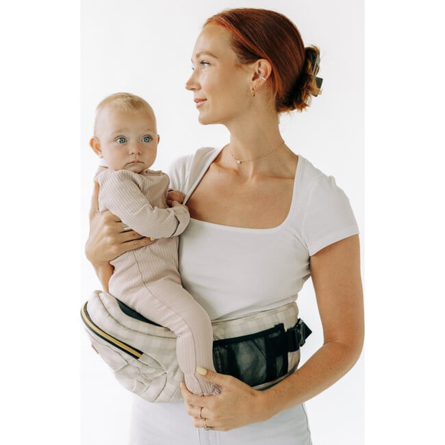Tushbaby Hip Seat Carrier, Gingham - Carriers - 4