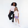Girls' Boxy Tee, The Big Apple in Pink Stripes - T-Shirts - 2 - thumbnail