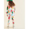 Cotton Sweatshirt, Spores of Fortune in Multi Color - Sweatshirts - 4 - thumbnail