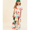 Girls' Cotton Dress, Spores of Fortune in Multi Color - Dresses - 1 - thumbnail