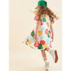 Girls' Cotton Dress, Spores of Fortune in Multi Color - Dresses - 2 - thumbnail