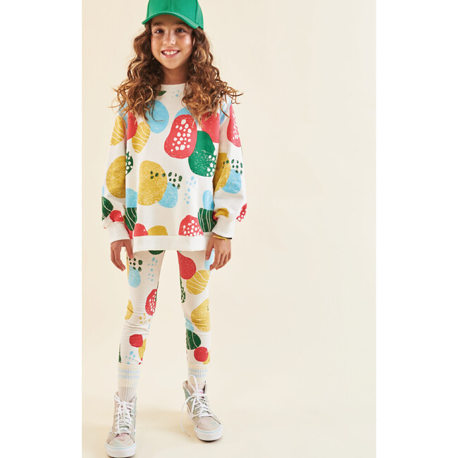 Cotton Leggings, Spores of Fortune in Multi Color