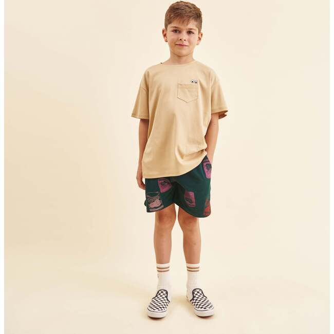 Cotton Shorts, Don Pomodoro in Dark Green - Shorts - 4