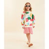 Girls' Cotton Dress, The Gnome in Red Stripes - Dresses - 3 - thumbnail