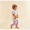 Cotton Pants, Linguini in Blue and Red Stripes - Pants - 3 - thumbnail
