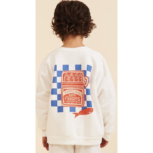 Cotton Sweatshirt, Canned Sardines in Cream - Sweatshirts - 2