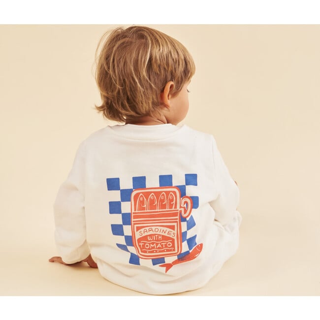 Cotton Sweatshirt, Canned Sardines in Cream - Sweatshirts - 5