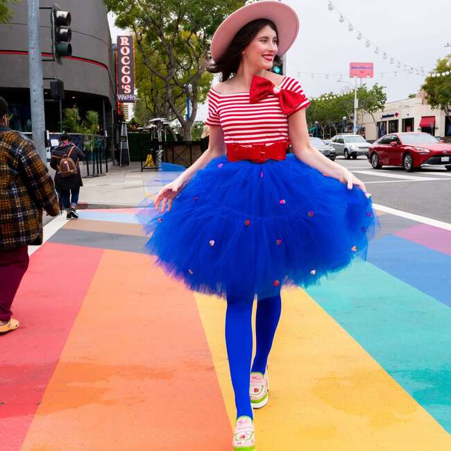 A Leading Role x Strawberry Shortcake Premium Adult Berry Blue Tulle Skirt - Costumes - 3