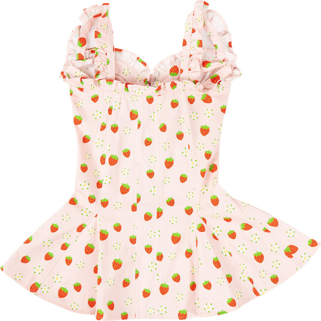 A Leading Role x Strawberry Shortcake Premium Adult Berry Ruffle Zip-Up Dress - Costumes - 3