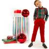 A Leading Role Premium Child Festive Plaid Button Up And Bow Tie Set - Other Accessories - 1 - thumbnail