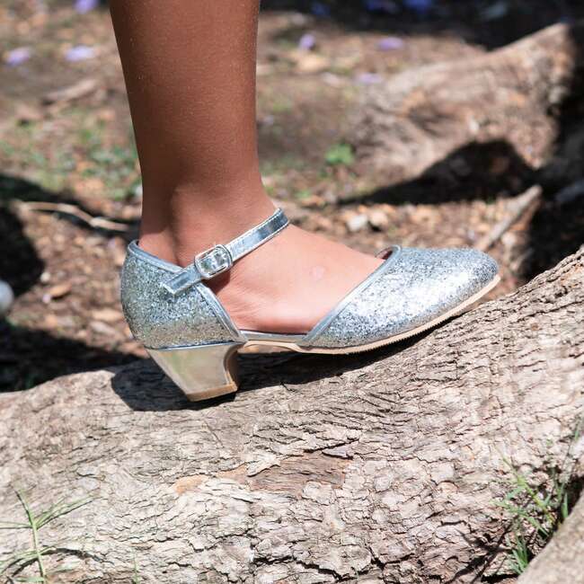 A Leading Role Premium Silver Sparkle Heels - Costume Accessories - 2