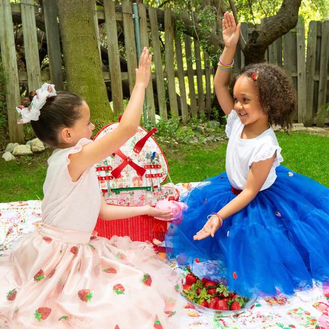 Strawberry Shortcake Child Berry Blue Tulle Skirt - Costumes - 3