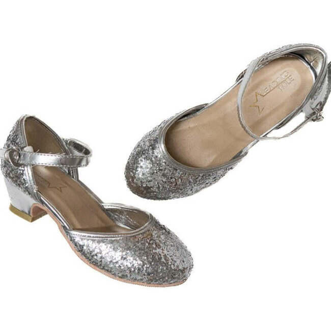 A Leading Role Premium Silver Sparkle Heels - Costume Accessories - 3