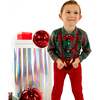 A Leading Role Premium Child Festive Plaid Button Up And Bow Tie Set - Other Accessories - 2