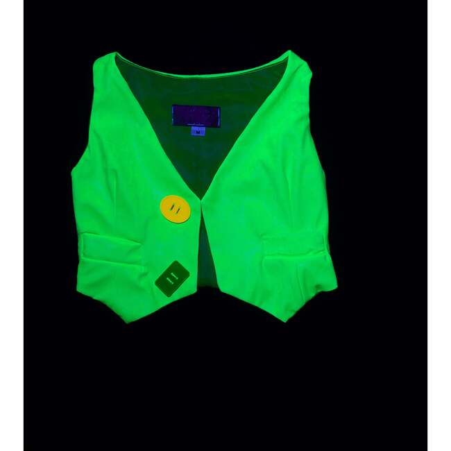 A Leading Role Green Glow Vest - Vests - 1