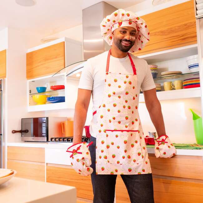 A Leading Role x Strawberry Shortcake Premium Adult Classic Cooking Apron