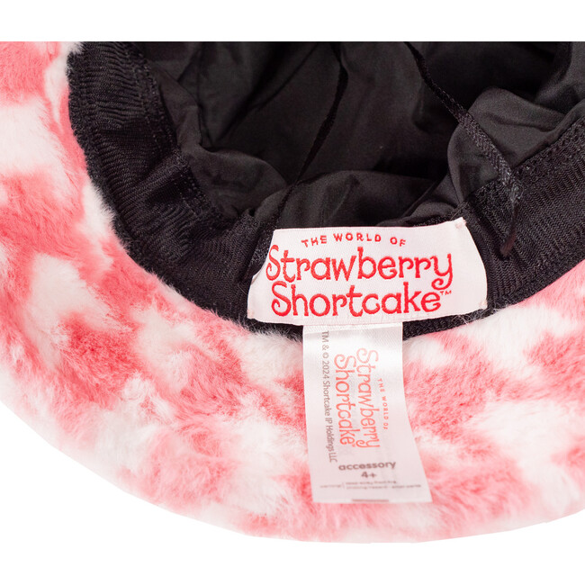 A Leading Role x Strawberry Shortcake Premium Adult Strawberry Parfait Houndstooth Bucket Hat - Costume Accessories - 4