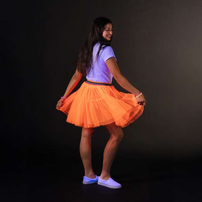 A Leading Role Adult Short Orange Skirt Glow - Skirts - 3