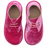 Velvet Shoes, Fuschia - Lace-Ups - 3 - thumbnail