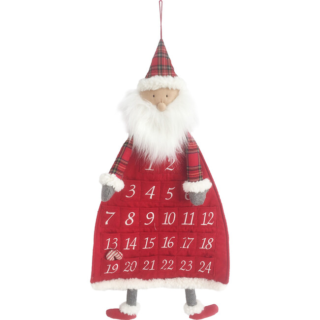 Tartan Santa Advent Calender - Advent Calendars - 1