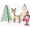 Festive Village Wooden Advent Calendar - Advent Calendars - 3
