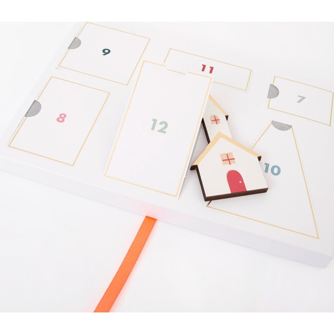 Festive Village Wooden Advent Calendar - Advent Calendars - 4