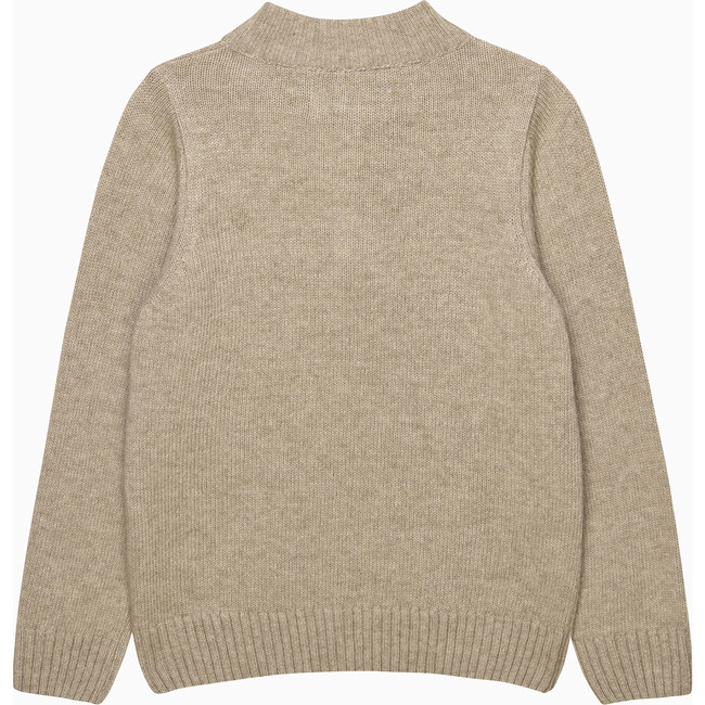 Sebastian Car Half Zip, Oatmeal