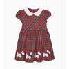 Scottie Tartan Dress, Red Tartan - Dresses - 1 - thumbnail