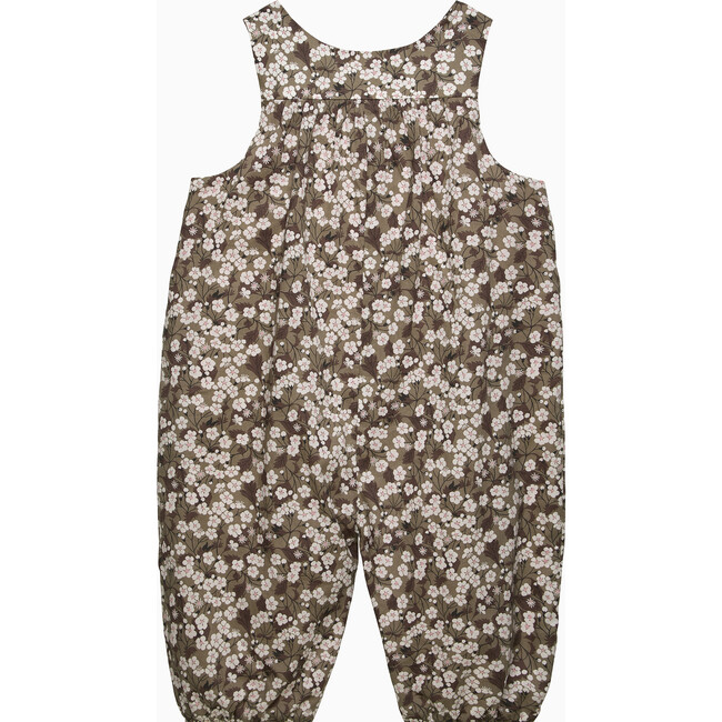Mitsi Floral Dungarees, Mocha Mitsi