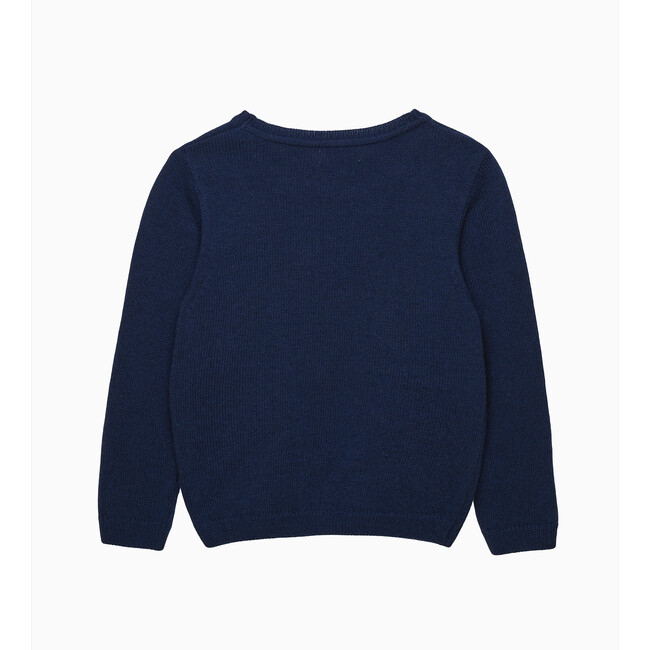 Scottie Boucle Jumper, Navy