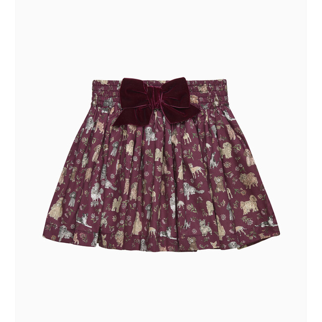 Mal Pals Bow Skirt, Claret Mal Pals