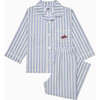 Henry Car Pajamas, Blue Stripe - Pajamas - 1 - thumbnail