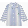 Henry Car Pajamas, Blue Stripe - Pajamas - 3