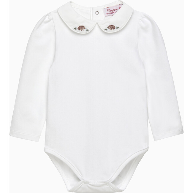 Hedgehog Bodysuit, White