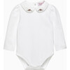 Hedgehog Bodysuit, White - Onesies - 1 - thumbnail