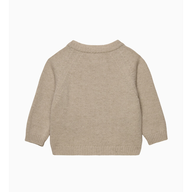 Ginger Bread Man Cardigan, Light Oatmeal