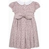 Duck Floral Cord Dress, Pink Ditsy Floral - Dresses - 2 - thumbnail