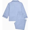 Augustus Lion Pajamas, Denim Check - Pajamas - 2 - thumbnail