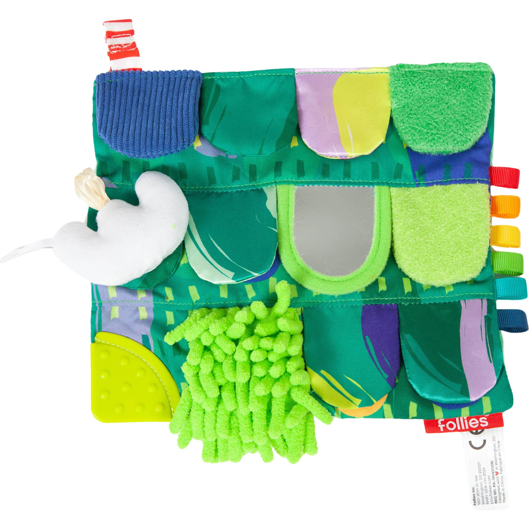 Sensory Garden Flap Stroller Toy