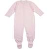 Rosette Knit Footie - Footie Pajamas - 1 - thumbnail