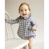 Oliver Bubble Romper, Plaid - Rompers - 2