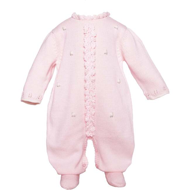 Rosette Knit Footie