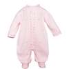 Rosette Knit Footie - Footie Pajamas - 2