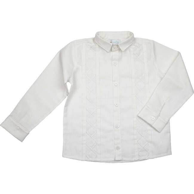 Long Sleeve Guayabera Shirt
