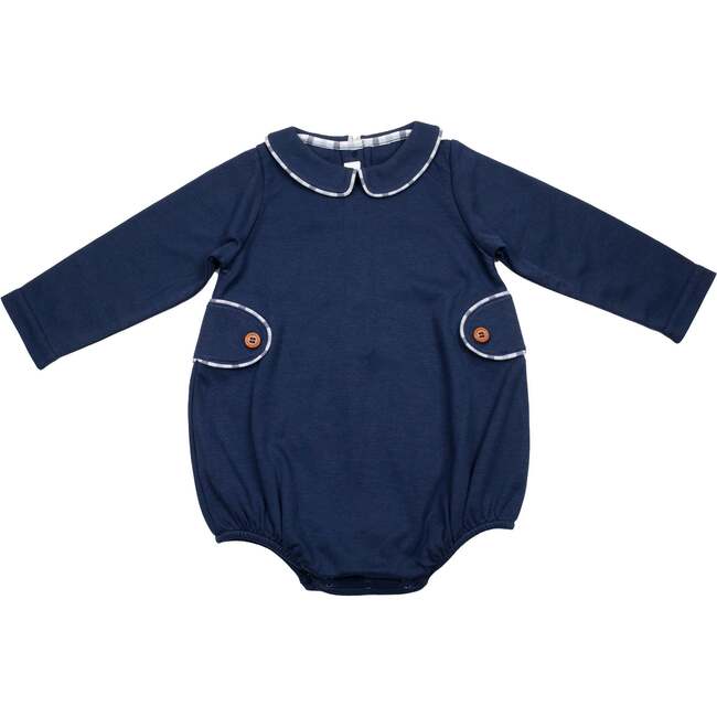 Oliver Bubble Romper, Navy